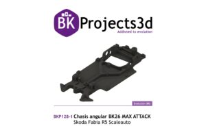 CHASIS ANGULAR BK26 MAX ATTACK COMPATIBLE CON SKODA FABIA R5 SCALEAUTO