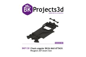 CHASIS ANGULAR BK26 MAX ATTACK COMPATIBLE CON PEUGEOT 207 AVANT SLOT
