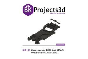 CHASIS ANGULAR BK26 MAX ATTACK COMPATIBLE CON MITSUBISHI EVO X AVANT SLOT