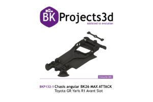 CHASIS ANGULAR BK26 MAX ATTACK COMPATIBLE CON TOYOTA GR YARIS R1 AVANT SLOT