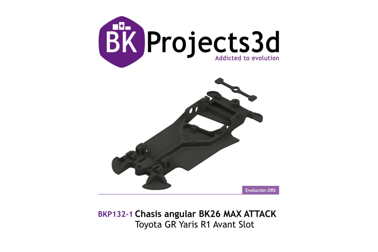 CHASIS ANGULAR BK26 MAX ATTACK COMPATIBLE CON TOYOTA GR YARIS R1 AVANT SLOT