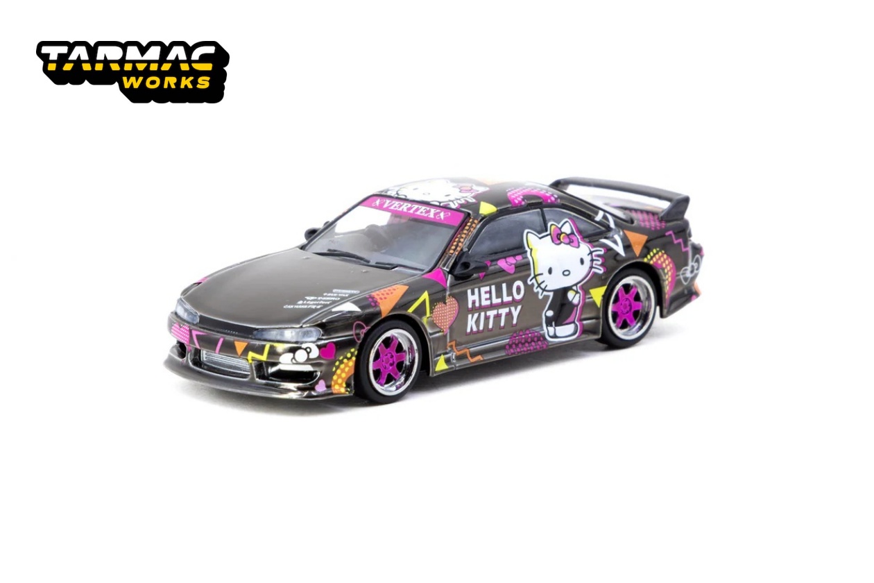VERTEX NISSAN SILVIA (S14) - HELLO KITTY BLACK CHROME - Imagen 2