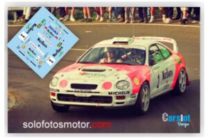 CALCAS 1/32 TOYOTA CELICA - RALLYE EL CORTE INGLES 1997
