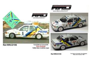 CALCAS 1/32 FORD SIERRA COSWORTH - RALLYE ISLAS CANARIAS 1990