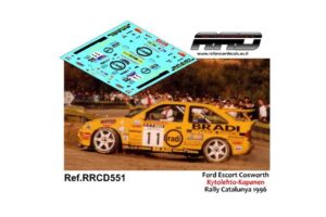 CALCAS 1/24 FORD ESCORT COSWORTH - RALLY CATALUNYA 1996