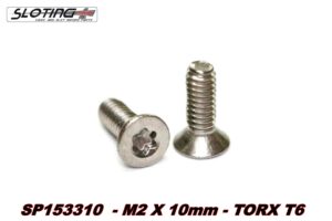 20 X CONICAL HEAD SCREW INOX M2x10mm