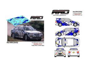 CALCAS 1/24 FORD ESCORT COSWORTH - RALLY RACE LLEIDA 1992