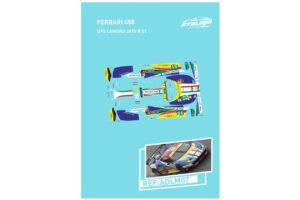 CALCAS 1/32 FERRARI 458 - UPS LE MANS 2015 #51