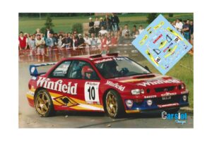 CALCAS 1/32 SUBARU IMPREZA WRC - Belgium Ypres Westhoek Rally 1998