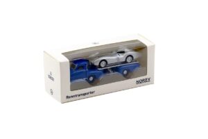 RACING CAR TRANSPORTER TRUCK RENNTRANSPORTER 1955 + W196 SPIDER 1955