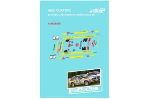DECALS 1/32 AUDI QUATTRO S1 - MONTE CARLO RALLY 1985