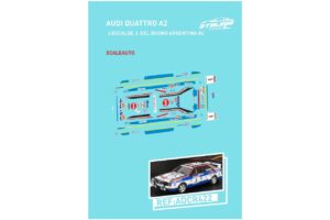 DECALS 1/32 AUDI QUATTRO A2 - RALLY ARGENTINA 1984